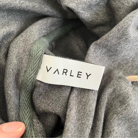 Varley Atlas Mock Neck Sweatshirt, Gray, Size Small - Picture 6 of 11